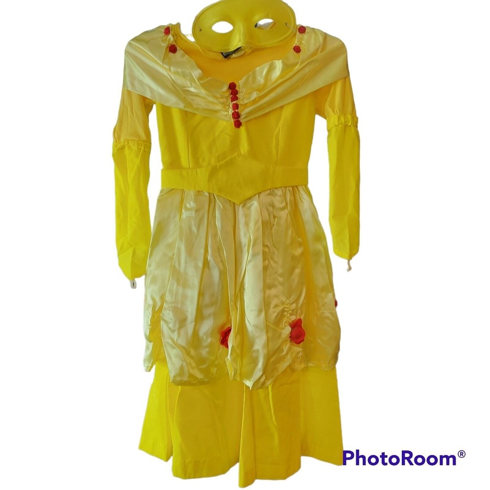 Disney Princess Belle Beauty & the Beast Costume Girls Size 5 Halloween Handmade